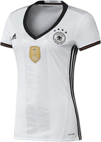 adidas Germany Home Womens Jersey [White/Black] (2XL)