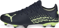 PUMA Men's Future Z 4.4 Firm Artificial Ground Sneaker, Parisian Night-Fizzy Light-Pistachio, 12