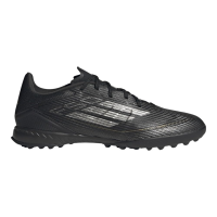 adidas Unisex F50 League Turf Sneaker, Black/Iron Metallic/Gold Metallic, 11 US Men