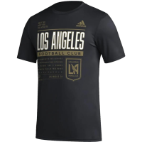 adidas LAFC Pre-Game Shirt (US, Alpha, X-Large, Regular, Regular, Polycotton) Black