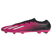 adidas X SPEEDPORTAL.3 Firm Ground Soccer Shoe, Team Shock Pink/Zero Metallic/Black, 3.5 US Unisex Little Kid