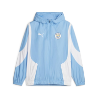 PUMA Men's Soccer Manchester City 23/24 Pre-Match Woven Anthem Jacket - rainCELL, warmCELL, windCELL Technologies (as1, Alpha, m, Regular, Regular)