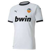 PUMA Men's Valencia Club de Fútbol Home Replica Jersey, White Black, XXL