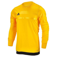 adidas Performance Men's Entry Goalkeeping Jersey, Youth Large, Bold Gold/Black