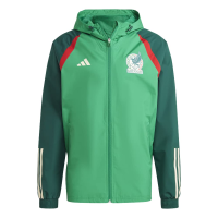 adidas MEXICO 2022 TIRO ALL WEATHER JACKET (VIVID GREEN,LARGE)