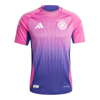 adidas Germany Men’s Away Authentic Jersey 2024/25 (US, Alpha, XX-Large, Regular, Regular, Semi Lucid Fuchsia/Team College Purple)