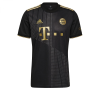 adidas Men's Bayern Munich Away Soccer Jersey 21/22 (X-Large) Black