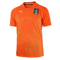 Puma Men's Fig Italia G Replica Shirt, Large, Fluro Orange-Ebony