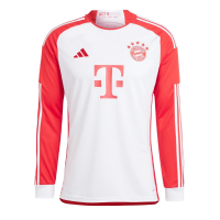 adidas FC Bayern Men's Home Jersey Long Sleeve Fanatic 23/24 (US, Alpha, Medium, Regular, Regular) White