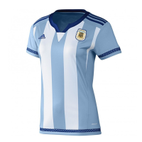 adidas Women's 2015 Argentina Home Zenith/White Jersey-M