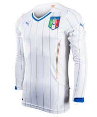 PUMA Men's FIGC Italia Away L/S Shirt Replica, White XL
