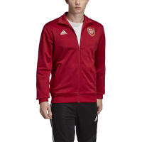 adidas 2019-2020 Arsenal 3 Stripe Track Jacket (Active Maroon) (L)