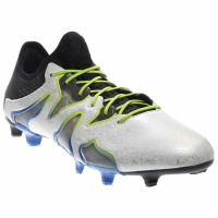 adidas Soccer X 15+ SL Firm/Artificial Ground Cleats Mens Soccer-Shoes AF4693_11 - White/Black/Blue