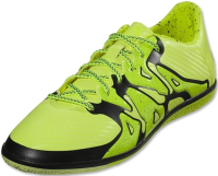 adidas Performance Men's X 15.3 IN Soccer Shoe, Solar Yellow/Core Black/Frozen Yellow F15, 11.5 M US