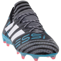 adidas Nemeziz Messi 17.1 FG Cleat - Men's Soccer 10 Grey/White/Core Black