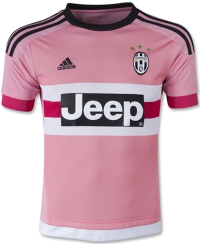 adidas Juventus Youth Away Replica Soccer Jersey 15/16 (Small)