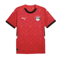 PUMA Egypt Men's Home Replica Jersey 2025 (US, Alpha, Small, Regular, Regular, Puma Red-Puma Black)