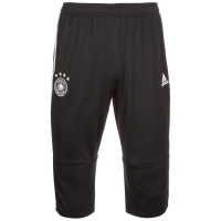 adidas Germany 3/4 Soccer Pant - Black/Grey/White (S)