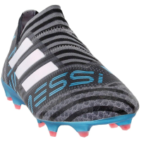 adidas Mens Nemeziz Messi 17+ 360 Agility Firm Ground Soccer Athletic Cleats, Grey, 9