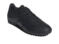 adidas Unisex Predator 24 Club Turf Sneaker, Black/Carbon/Black, 13 US Men