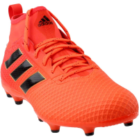 adidas Men's ACE 17.3 FG Soccer Shoe, Solar Orange/Black/Solar RED, 12 Medium US