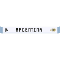 adidas World Cup Soccer Argentina Home Scarf, One Size, White/Clear Blue/Black