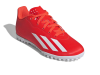adidas Soccer X Crazyfast Club Turf (Little Kid/Big Kid) Solar Red/White/Team Solar Yellow 10.5 Little Kid M