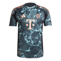 adidas FC Bayern Men’s Authentic Away Jersey 2024/25 (US, Alpha, X-Large, Regular, Regular, Black)