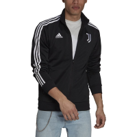 adidas Juventus 2021-22 3-Stripes Track Top (Black/White, Small)