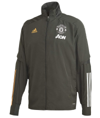 adidas Male Manchester United Presentation Jacket, Earth , L