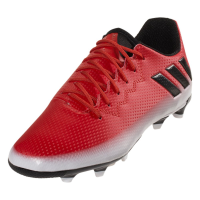 adidas Messi 16.3 FG J Youth Soccer Cleats (Numeric_10_Point_5) Red