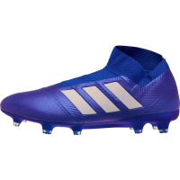 adidas Nemeziz 18+ FG Cleat - Men's Soccer 8.5 Blue/White