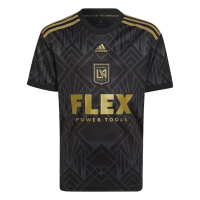 adidas Youth Los Angeles FC 22/23 Home Jersey (as1, Alpha, x_s, Regular) Black
