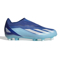 adidas Youth X Crazyfast.1 LL Firm Ground Cleats (Bright Royal/Cloud White/Solar Red, US Footwear Size System, Big Kid, Numeric, Medium, 5)