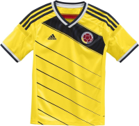 Adidas Colombia Home Youth Jersey-BYELLO (Youth Large)