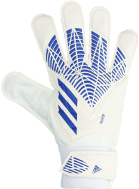 adidas Unisex-Adult Training Predator Goalie Gloves White/Blue 7