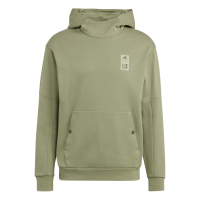 adidas LAFC Travel Hoodie (US, Alpha, Small, Regular, Regular, Cotton) Olive Green