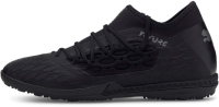 Puma Men's Future 5.3 Netfit Turf Trainer Soccer-Shoe, Black-Asphalt, 12 M US