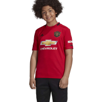 adidas Youth Soccer Manchester United Home Jersey (Large) Red