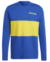 adidas Men's Boca Juniors Seasonal Special Long Sleeve Tee (Large)