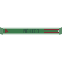 World Cup Soccer Mexico Fashion Scarf, One Size, Green/White/Scarlet