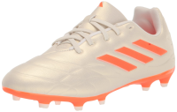 adidas Copa Pure.3 Firm Ground Football Shoe, Off White/Team Solar Orange/Off White, 4 US Unisex Big Kid