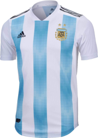 adidas Argentina Authentic Men's Home Soccer Jersey World Cup Russia 2018 (XL)