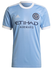adidas 2021-22 New York City FC Home Jersey - Light Blue-White XL