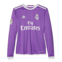 adidas 2016-2017 Real Madrid Away Long Sleeve Shirt (2XL)