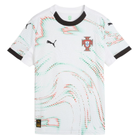 PUMA Men's Soccer 2025 Portugal Youth Home & Away Jersey - Performance Technology, Official Badge, Youth Fit (US, Alpha, X-Large, Regular, Regular, Away - White)