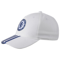 Chelsea Soccer Cap 3 Stripe One Size Fits Most - White
