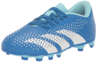 adidas Predator Accuracy.4 Flexible Ground Sneaker, Bright Royal/White/Bliss Blue, 11.5 US Unisex Little Kid