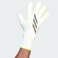adidas X Speedportal Pro Goalkeeper Gloves - Lightweight Design, Snug Fit, Sustainable Materials, Anti-Slip Palm, Multiple Colors and Sizes (White/Lucid Lemon/Black, 10)