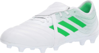 adidas Men's Copa Gloro 19.2 Firm Ground Soccer Shoe, White/Solar Lime/White, 10 M US